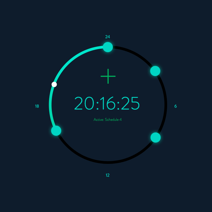 Scynce Theia Clock Mockup App