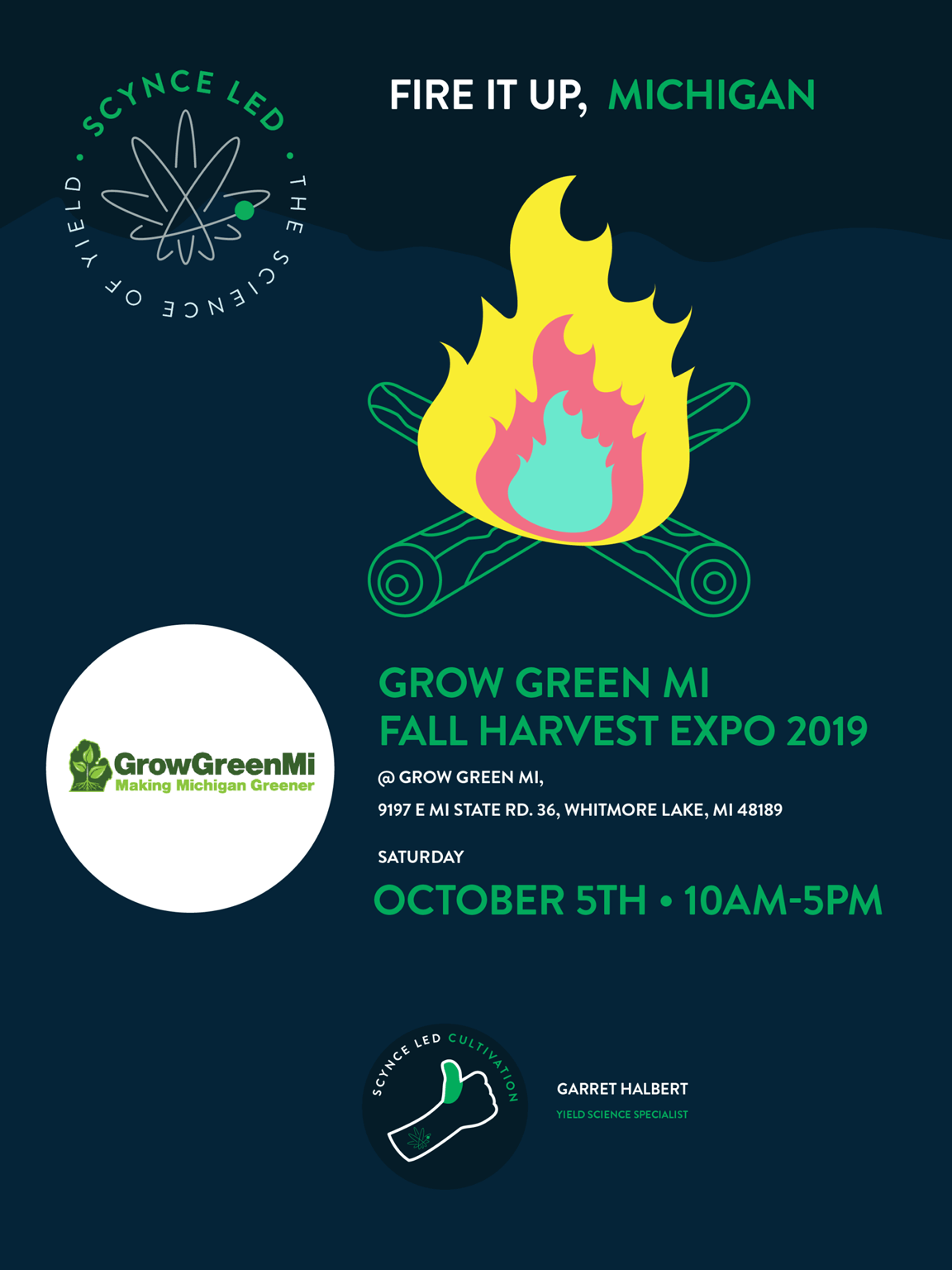 Community Outreach  Grow Green MI Fall Harvest Expo 2019