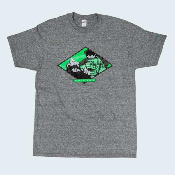 Scynce Led Light T-Shirt Astronaut Gray
