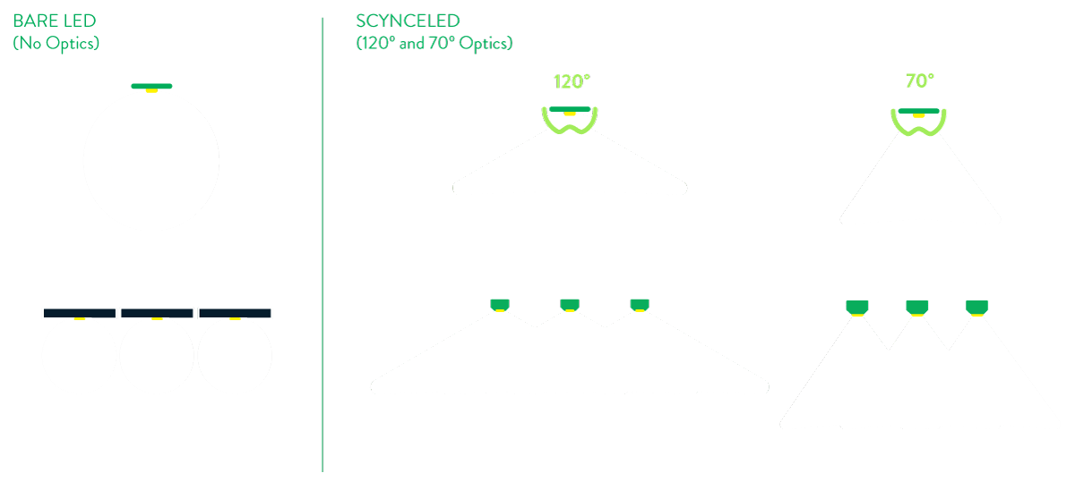 Scynce Led Light Bare Led Comparison Optics Matter