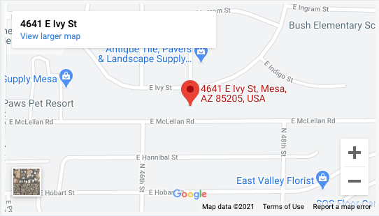 ScynceLED location on Google maps